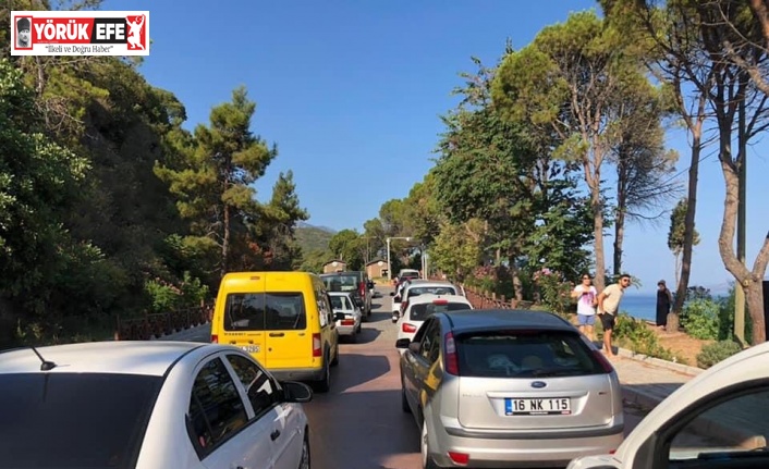 Aşırı yoğunluk oluştu, Milli Park araç girişine kapatıldı