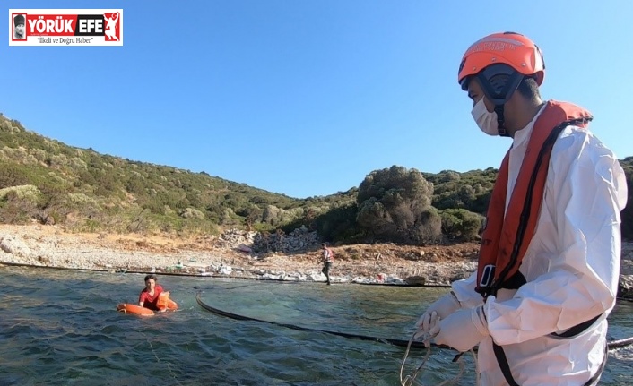Aydın açıklarında 3 düzensiz göçmen kurtarıldı