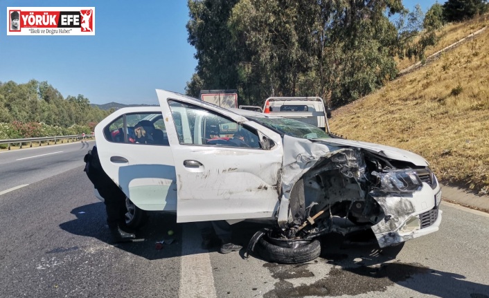 Aydın-İzmir otobanında trafik kazası: 1 yaralı