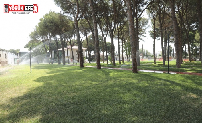 Aydın Tekstil Alanı yağmur suyu ile hayat buluyor