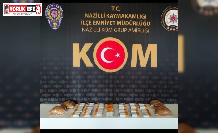 Çok sayıda kaçak makaron ele geçirildi