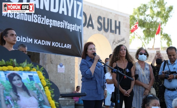 Didim, cinayete kurban giden Yağmur için tek yürek oldu