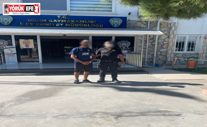 Didim’de çalıntı motorla gasp yapan şüpheli tutuklandı