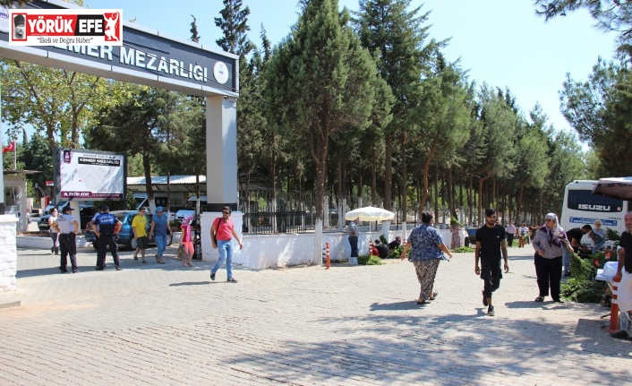 Kurban Bayramı öncesi Aydın’da mezarlıklar ziyaretçilerle doldu