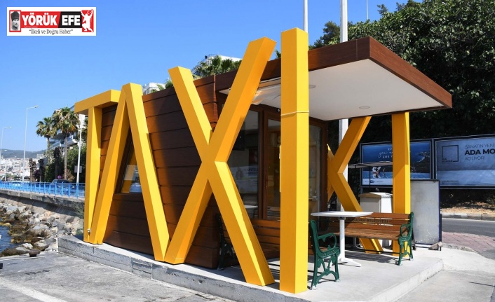 Kuşadası’nda taksi duraklarına modern dokunuş