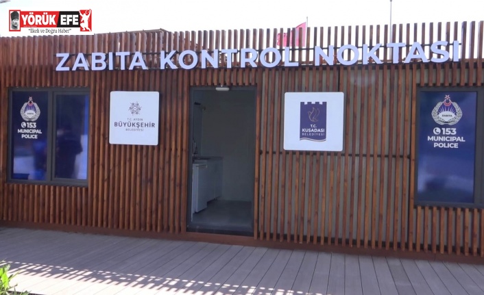 Kuşadası’nda Zabıta hizmet noktası ilgi görüyor