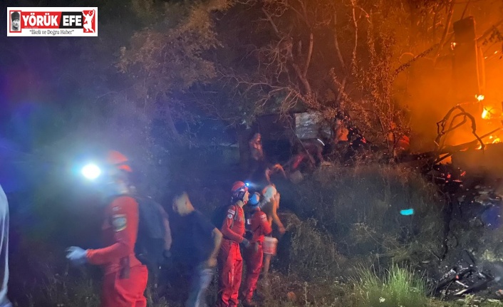 AKUT, Aydın Bozdoğan’daki orman yangını söndürme çalışmalarına katıldı