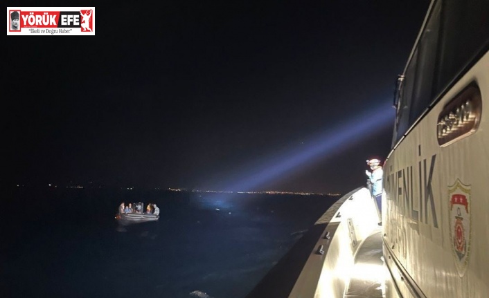 Aydın’da 14 düzensiz göçmen kurtarıldı