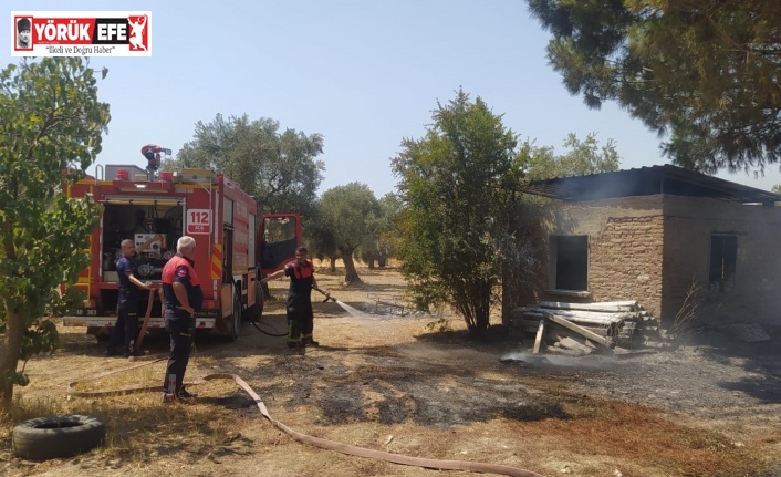 Bahçe evinde yangın paniği