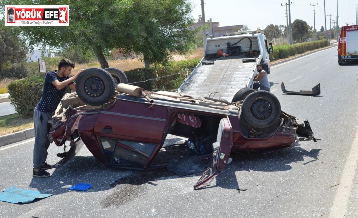 Didim’de trafik kazası: 1 yaralı