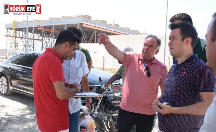 Germencik Belediyesi sosyal tesis için ilk kazmayı vurdu