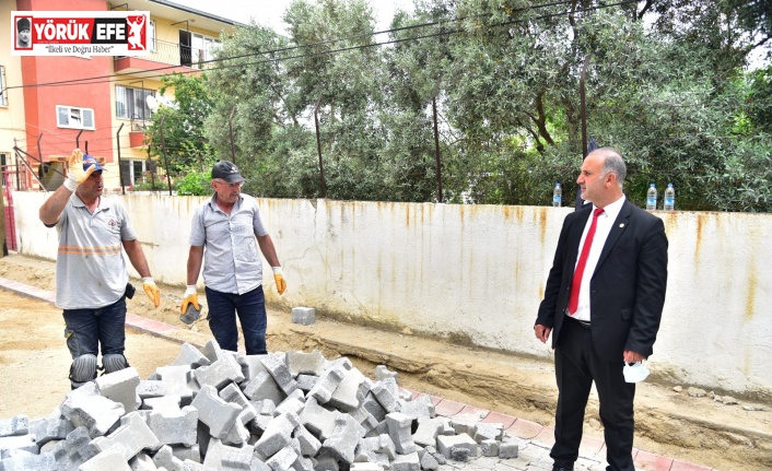 İncirliova’da yol yapım çalışmaları aralıksız devam ediyor