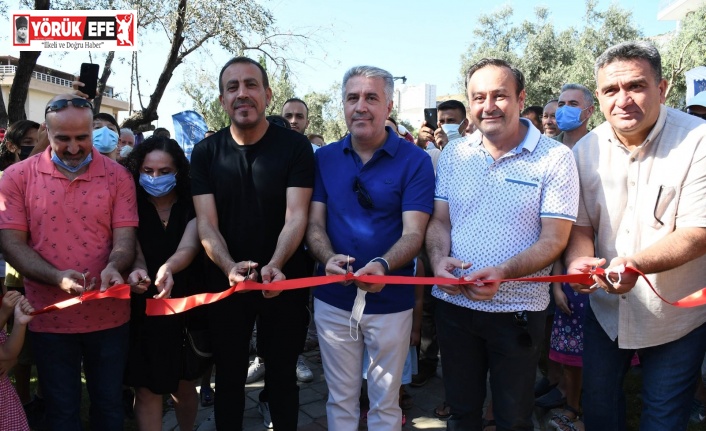 Kuşadası Belediyesi minik Aras’ın ismini parkta yaşatıyor