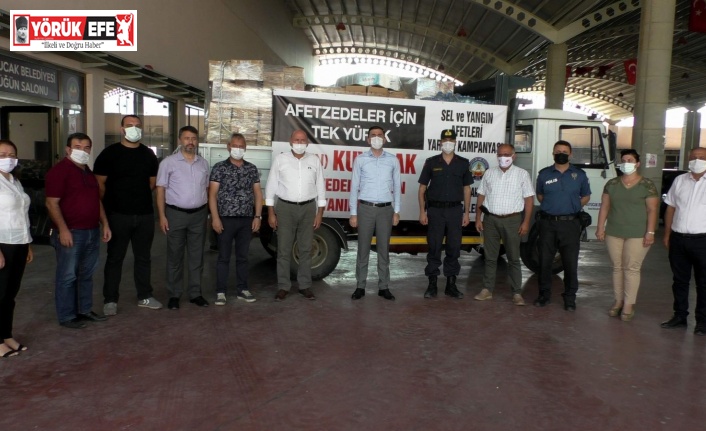 Kuyucak’tan sel bölgelerine gıda desteği