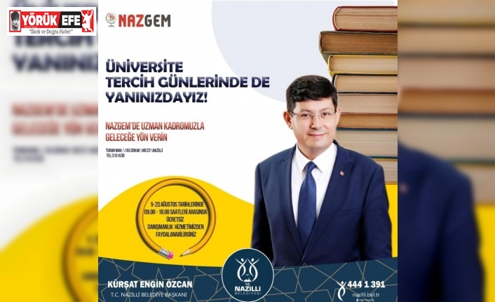 NAZGEM üniversite tercihi yapacakların hizmetinde olacak