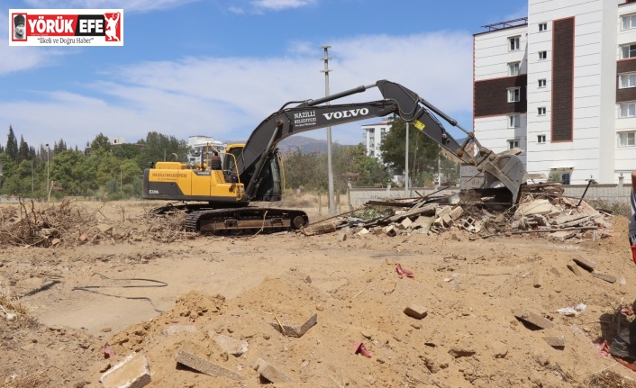 Nazilli Belediyesi yeşil Mahalle’de yeni yolların yapımına başladı