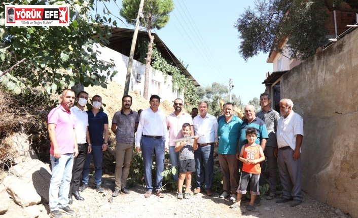 Pınarbaşı Mahallesi sakinlerinden Başkan Özcan’a teşekkür