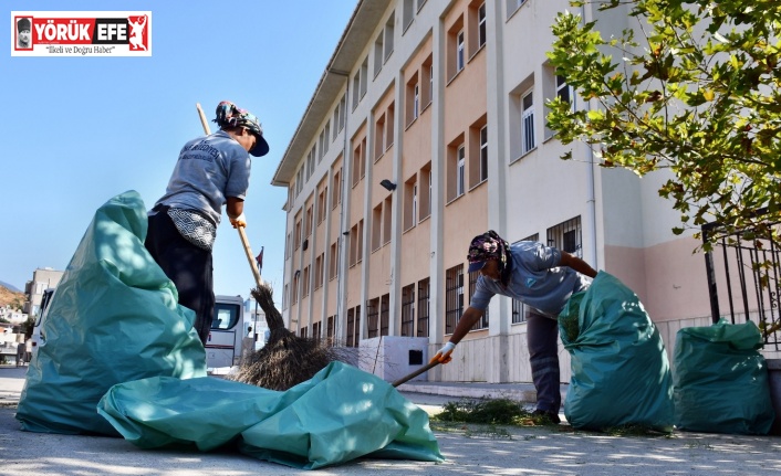 Söke Belediyesi’nden yüz yüze eğitim öncesi okullarda temizlik
