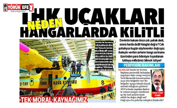 THK UÇAKLARI NEDEN HANGARLARDA KİLİTLİ