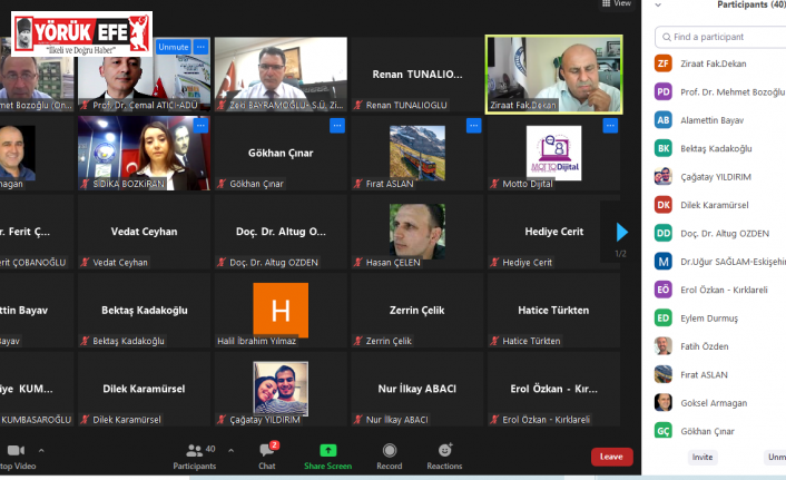 ADÜ Ziraat Fakültesi, 14. Ulusal Tarım Ekonomisi Kongresi’ni gerçekleştirdi