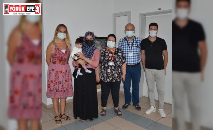 ADÜ’de sağlığına kavuşan Bahar bebek artık rahatça nefes alabilecek