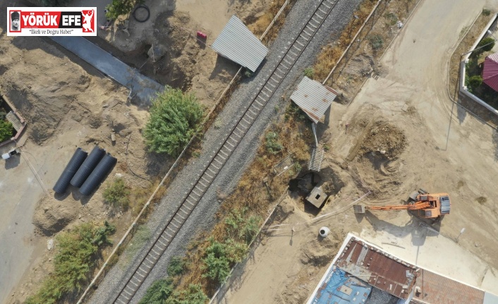 ASKİ, Nazilli’de yağmur suyu hattı çalışmasına devam ediyor