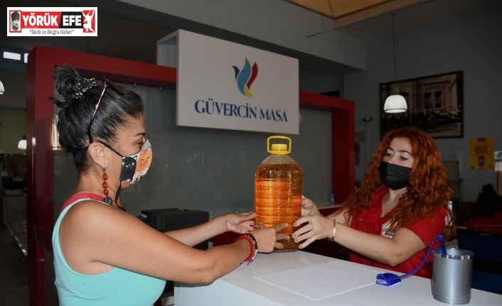 Atık yağını getir, bulaşık deterjanını götür