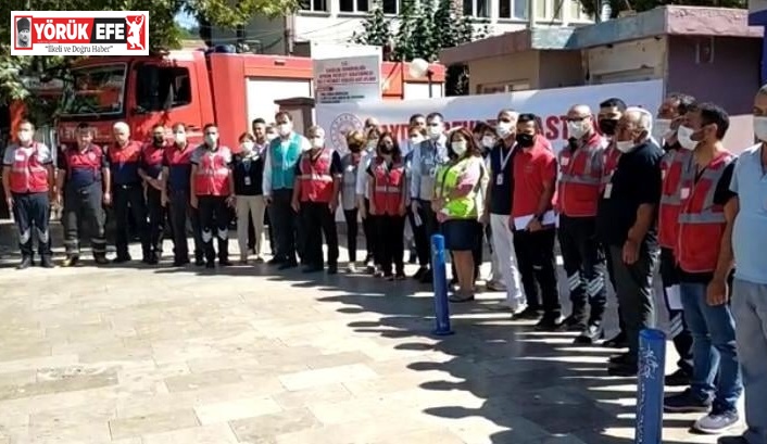 Aydın Devlet Hastanesi’nde yangın tatbikatı