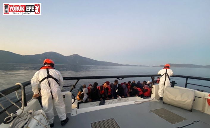 Aydın’da 120 düzensiz göçmen kurtarıldı