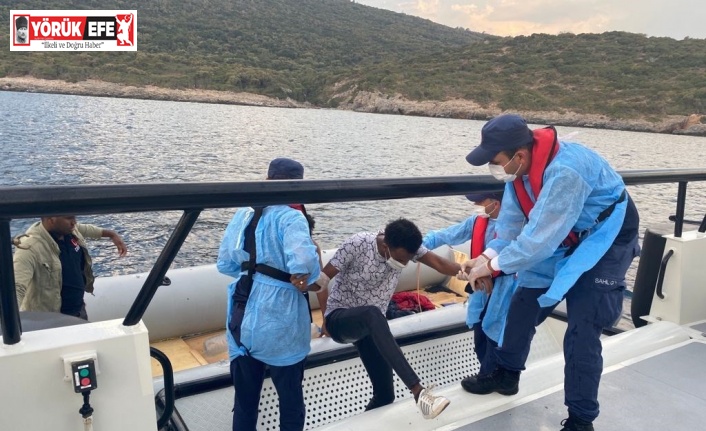 Aydın’da 19 düzensiz göçmen kurtarıldı