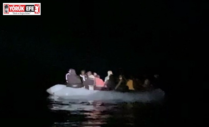 Aydın’da 24 düzensiz göçmen kurtarıldı