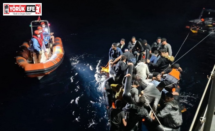 Aydın’da 84 düzensiz göçmen kurtarıldı