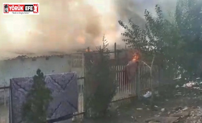 Aydın’da ev yangını korkuttu