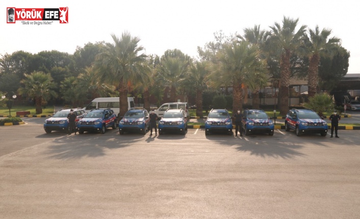 Aydın’da jandarmaya 8 yeni devriye aracı