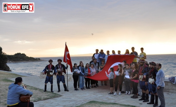 AYFAD üyeleri Çanakkale’de Şehitlere Saygı Yürüyüşü yaptı