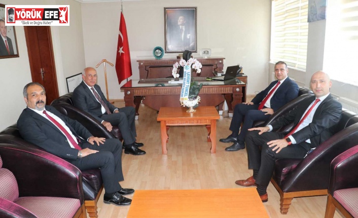 Başkan Tuncel’den, Kaymakam Güney ile bir araya geldi