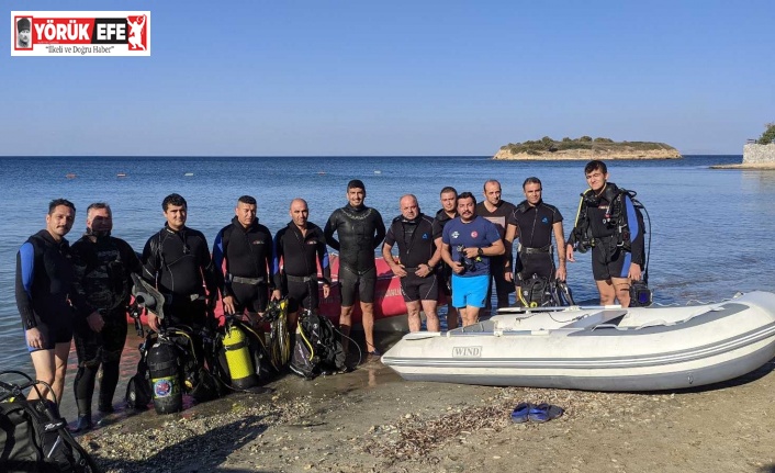 Büyükşehir İtfaiyesi Su Altı Arama Kurtarma ekibi eğitimlerini sürdürüyor
