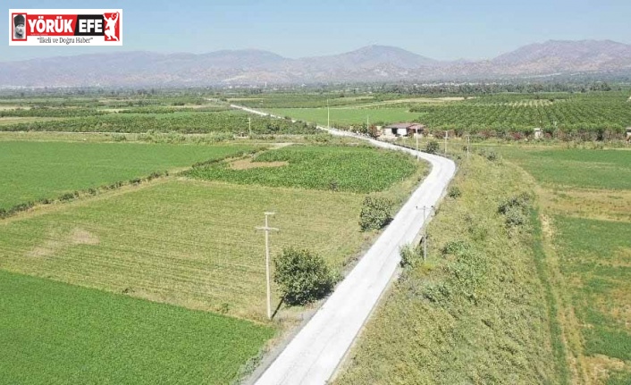 Büyükşehir’in çalışması ile Pirlibey-Hamzallı yolu güvenli hale geldi