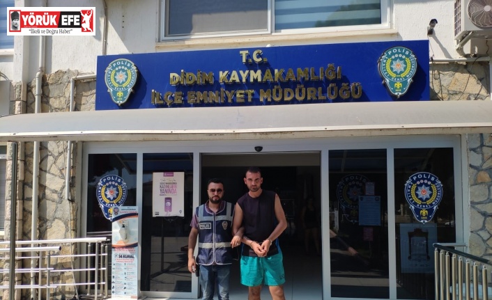 Didim’de  77 suç kaydı bulunan hırsız tutuklandı