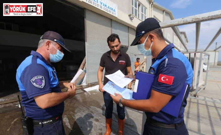 Efeler’de kayıt dışı çalışmanın önüne geçiliyor