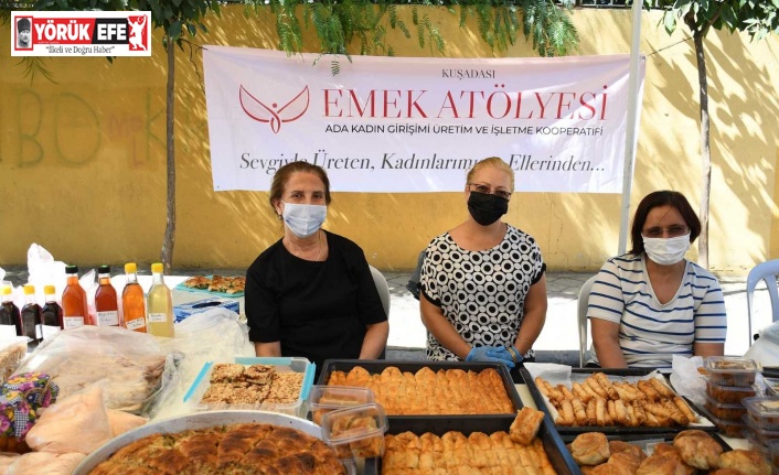 Emek atölyelerinin lezzetleri Yöresel ve İyi Tarım Ürünleri Sokağında