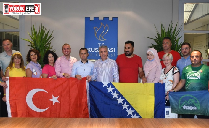 Kuşadası Belediyesi, Bosnalı dağcıları ağırladı