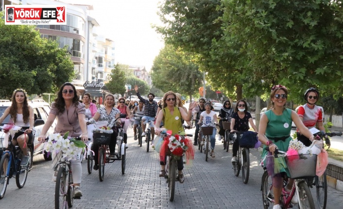 Süslü Kadınlar Bisiklet Turu’nun dokuzuncusu Nazilli’de yapıldı