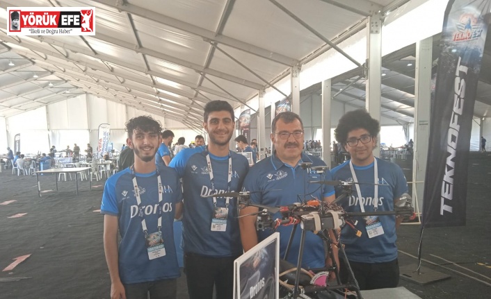 Yangın Söndürme Drone’u ile gümüş madalya kazandılar