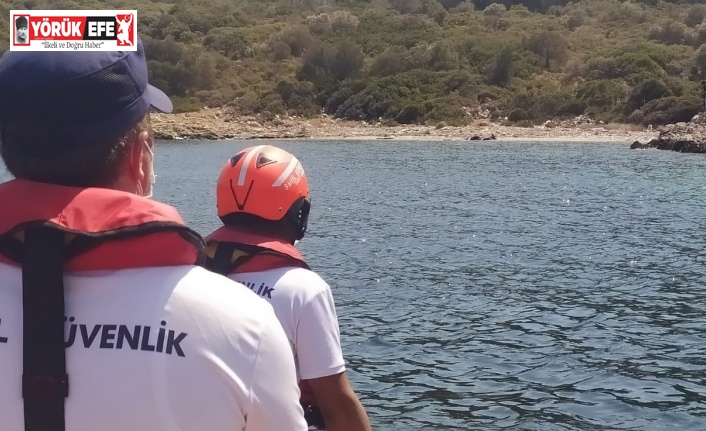 Yüzerek karaya çıkan 3 düzensiz göçmen kurtarıldı