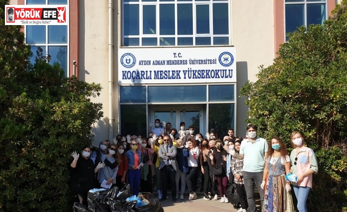 ADÜ Koçarlı MYO’da çevre bilinci için farkındalık etkinliği düzenledi
