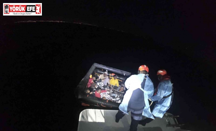 Aydın’da 25 düzensiz göçmen kurtarıldı