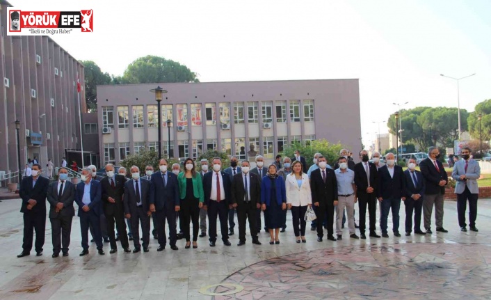 Aydın’da muhtarlar günü düzenlenen tören ile kutlandı