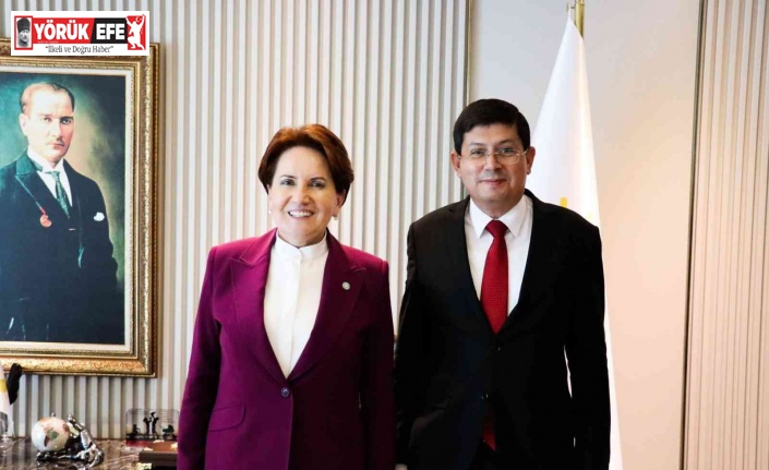 Başkan Özcan Akşener ile görüştü