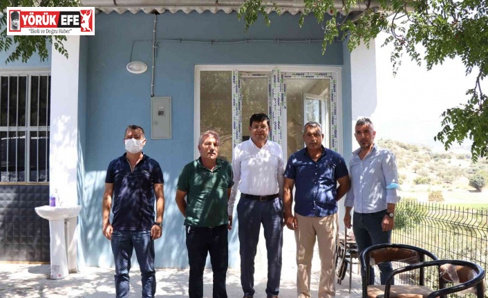 Başkan Özcan, Kardeşköy’deki muhtarlık hizmet binasını inceledi